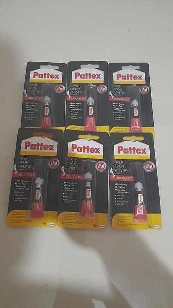 Pattex 6 lı süper japon yapıştırıcı