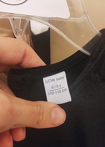 LC Waikiki LCW kadife çocuk elbise
