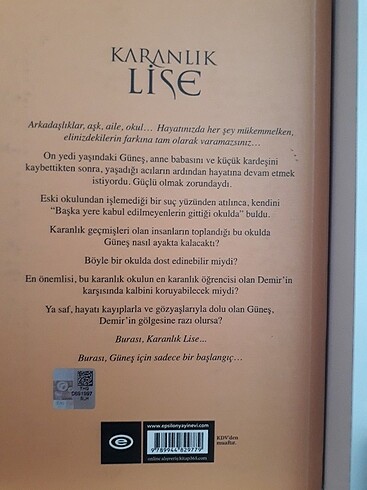  Beden Karanlık lise 1 ve 2.kitap