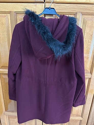 38 Beden bordo Renk Vesna Kaşe Kaban