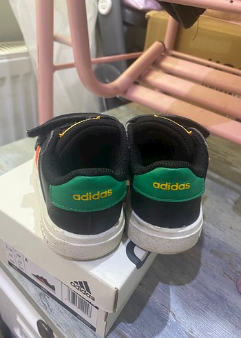 Erkek Çocuk Renkli Cırt Cırtlı Spor Ayakkabı - Görsel 3