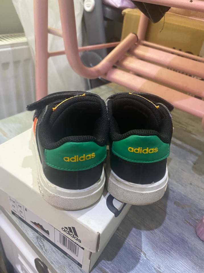 Erkek Çocuk Renkli Cırt Cırtlı Spor Ayakkabı - Görsel 3