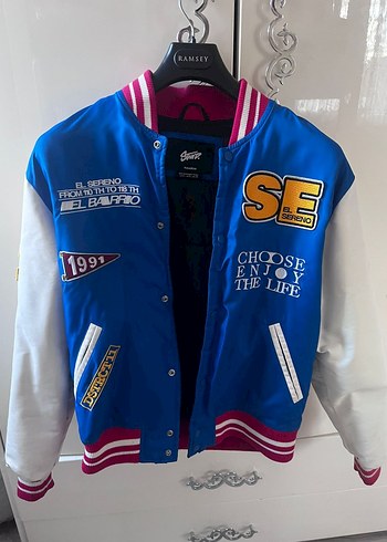 Mavi Baskılı Erkek Spor Ceket - Görsel 3