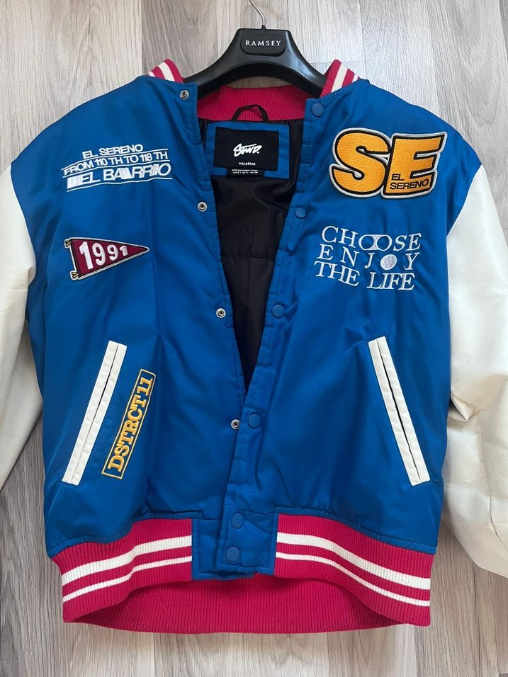 Mavi Baskılı Erkek Spor Ceket - Görsel 4