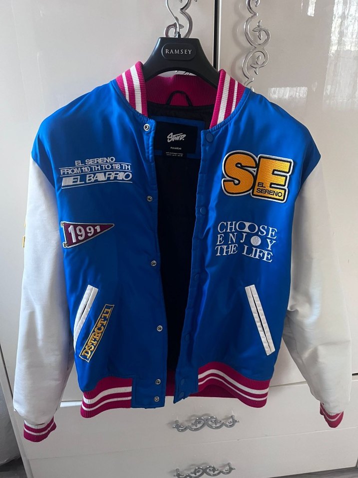 Mavi Baskılı Erkek Spor Ceket - Görsel 3