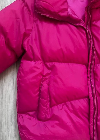 Pembe Şişme Kadın Kışlık Mont - Görsel 3