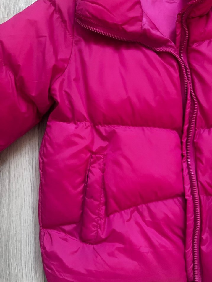 Pembe Şişme Kadın Kışlık Mont - Görsel 3