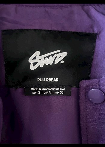 Mor unisex Spor Ceket Fermuarlı - Görsel 4