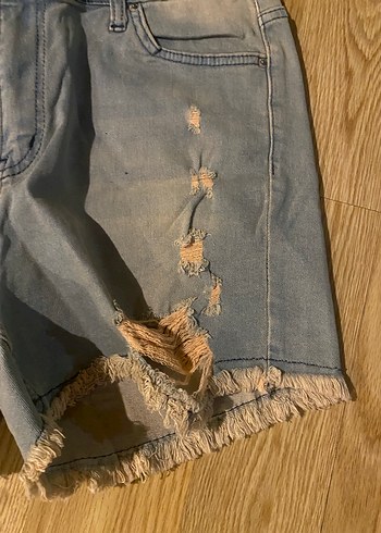 Rahat Kesim Kadın Mini Denim Şort - Görsel 3