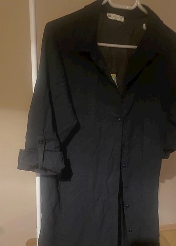 xxl Beden Siyah Uzun Kollu Bohem Kimono