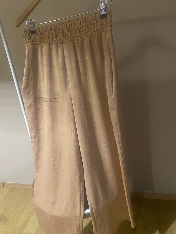 Bej Rahat Kesim Kadın Pantolon - Görsel 4