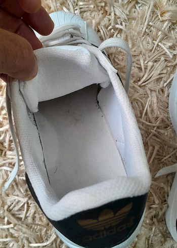 40 Beden beyaz Renk Adidas Beyaz Siyah Kadın Spor Ayakkabı