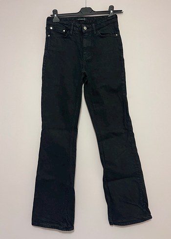 Mavi Siyah Regular Fit Midi Denim Kadın Jean