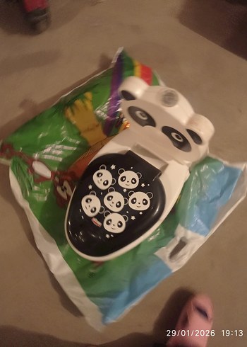 Panda Desenli Bebek Lazımlığı - Görsel 3