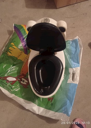 Panda Desenli Bebek Lazımlığı - Görsel 7