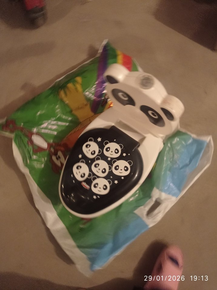 Panda Desenli Bebek Lazımlığı - Görsel 3