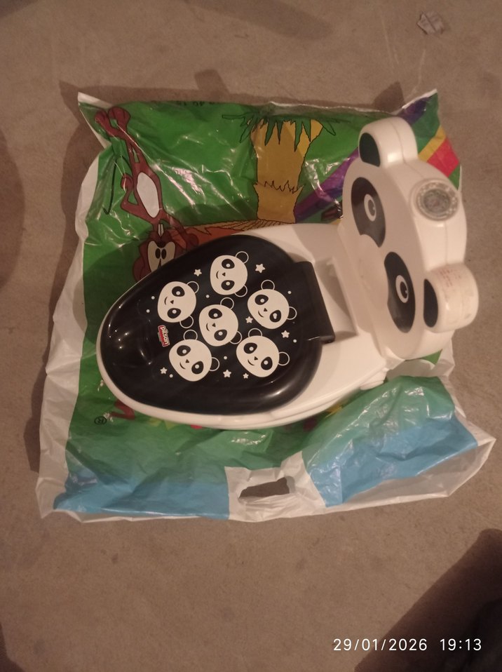 Panda Desenli Bebek Lazımlığı - Görsel 4