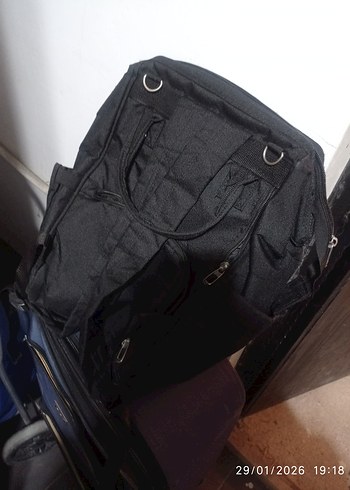 Siyah Bebek Bakım Çantası - Görsel 2