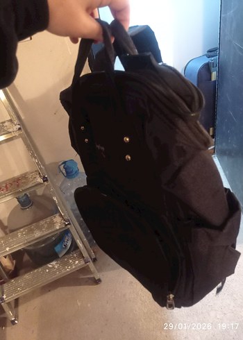 Siyah Bebek Bakım Çantası - Görsel 7