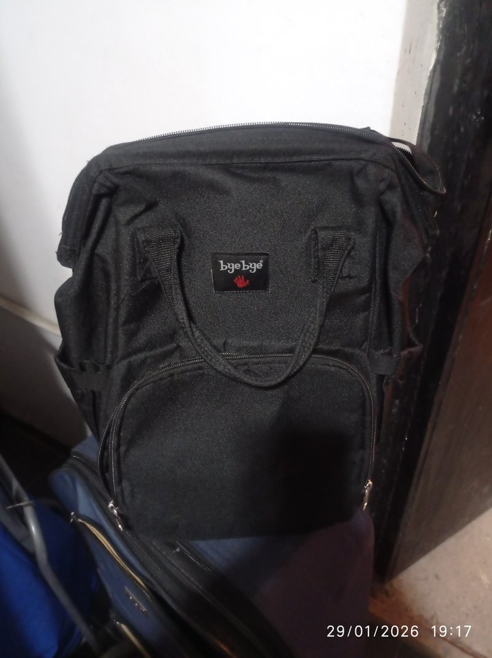 Siyah Bebek Bakım Çantası - Görsel 4