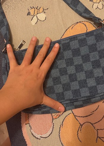 LC Waikiki Tokalı Gri Kareli Kadın Çanta