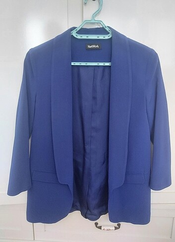 Network lacivert blazer