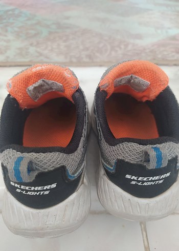 24 Beden Skechers erkek bebek çocuk spor ayakkabı 24 numara