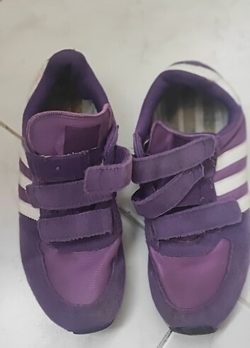 33 Beden mor Renk Adidas çocuk ayakkabı 