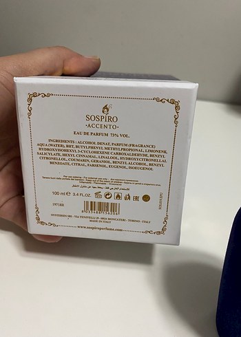 Beden Sospiro Accento Kadın Parfümü 100 ml edp