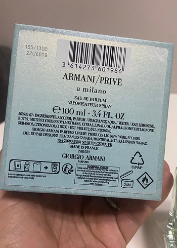 Beden Armani Prive a Milano 100 ml edp