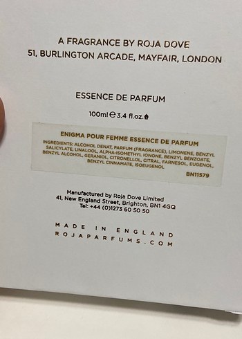 Roja Enigma Kadın Parfümü 100 ml edp - Görsel 3