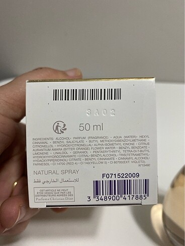 Beden Dior Jadore 50 ml edp