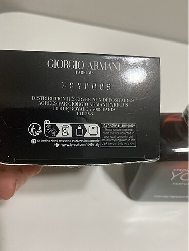 Beden Armani You Parfum 100 ml