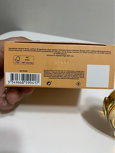 Beden Paco Rabanne Olympea Solar 80 ml edp
