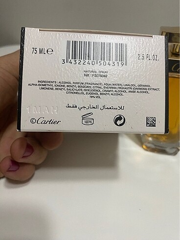 Beden Cartier La Panthere 75 ml parfum