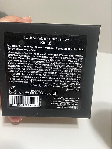  Beden Tiziana Terenzi Kirke 100 ml edp