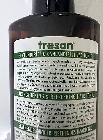 TRESAN saç toniği 3adet - Görsel 3