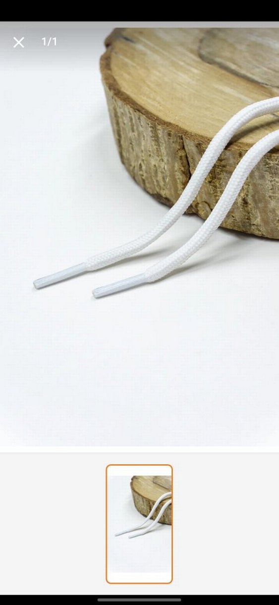 Bej Parlak Erkek Ayakkabı Bağcığı - Görsel 3