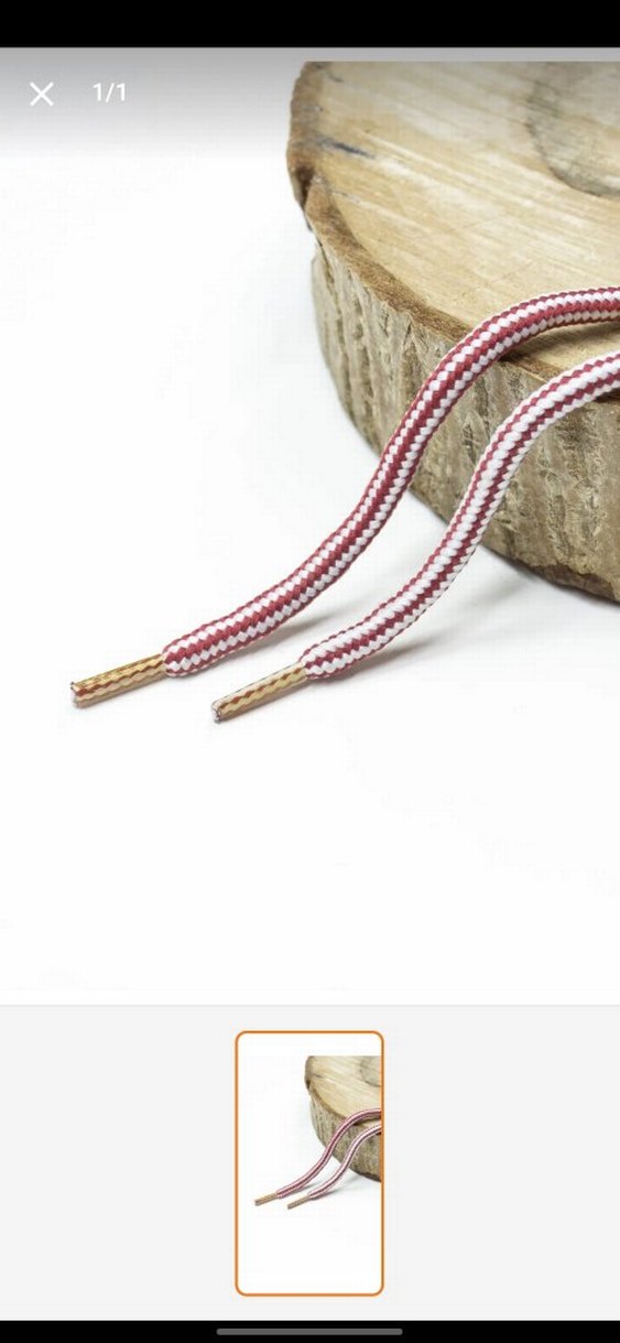 Bej Parlak Erkek Ayakkabı Bağcığı - Görsel 5