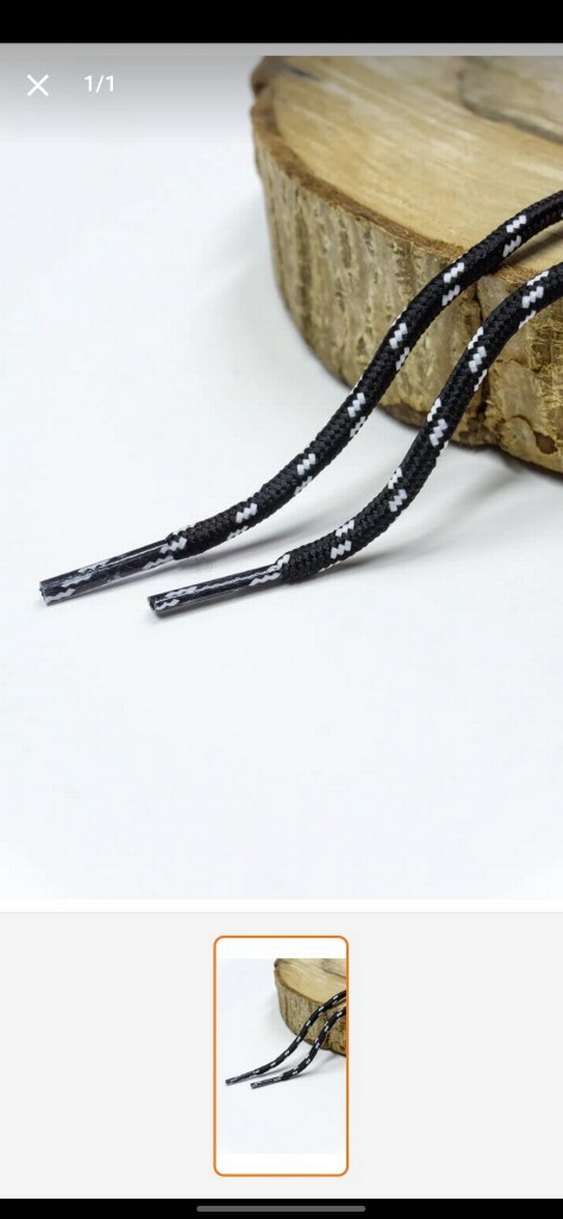 Bej Parlak Erkek Ayakkabı Bağcığı - Görsel 4