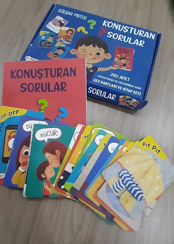 Konuşturan Sorular Ses Kartları ve Kitap Seti