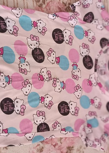 Hello Kitty Desenli Pembe Çocuk tişört - Görsel 4