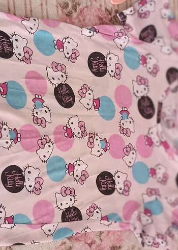 Hello Kitty Desenli Pembe Çocuk tişört - Görsel 3