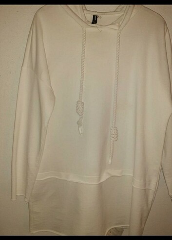 Defacto beyaz sweat tunik