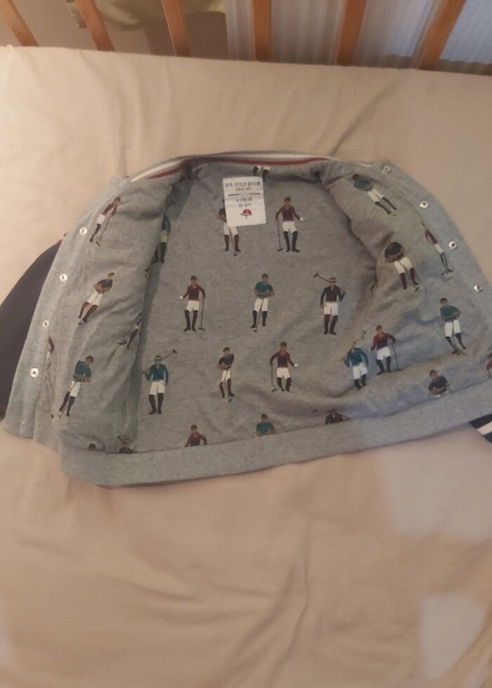 U.s polo assn sweat ceket - Görsel 4