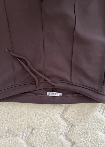 Kahverengi Kadın Midi Kumaş Pantolon - Görsel 3