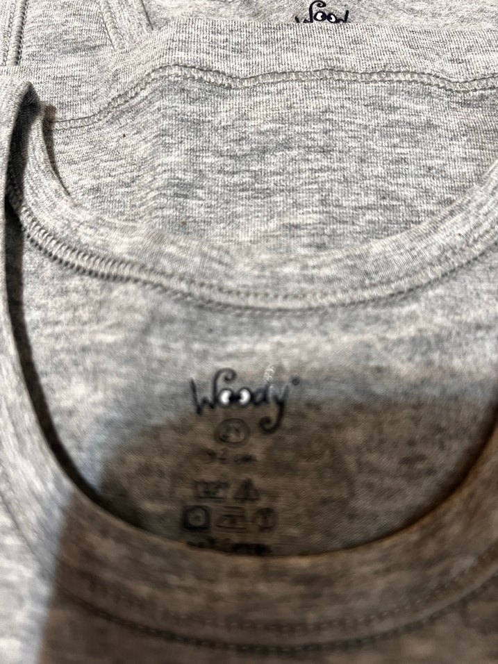 Woody Gri Çocuk İç Atlet 2'li - Görsel 2