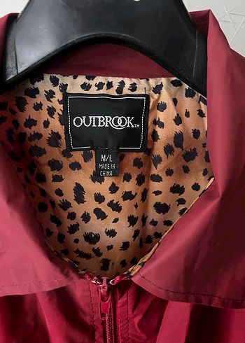 Bordo Kadın yağmurluk - Görsel 2