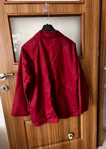 Bordo Kadın yağmurluk - Görsel 5