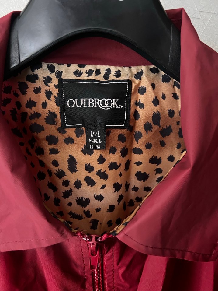 Bordo Kadın  yağmurluk - Görsel 2